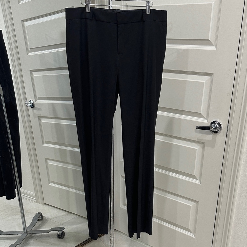 Banana Republic Martin Fit Women's Black Trousers Size 12 EUC